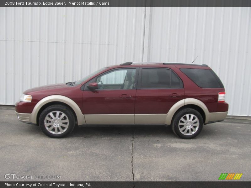 Merlot Metallic / Camel 2008 Ford Taurus X Eddie Bauer