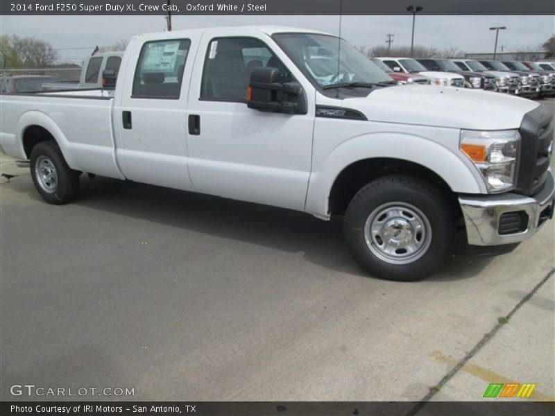 Oxford White / Steel 2014 Ford F250 Super Duty XL Crew Cab