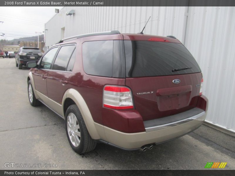 Merlot Metallic / Camel 2008 Ford Taurus X Eddie Bauer