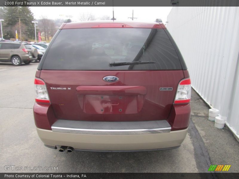 Merlot Metallic / Camel 2008 Ford Taurus X Eddie Bauer