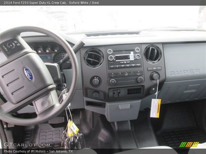 Oxford White / Steel 2014 Ford F250 Super Duty XL Crew Cab