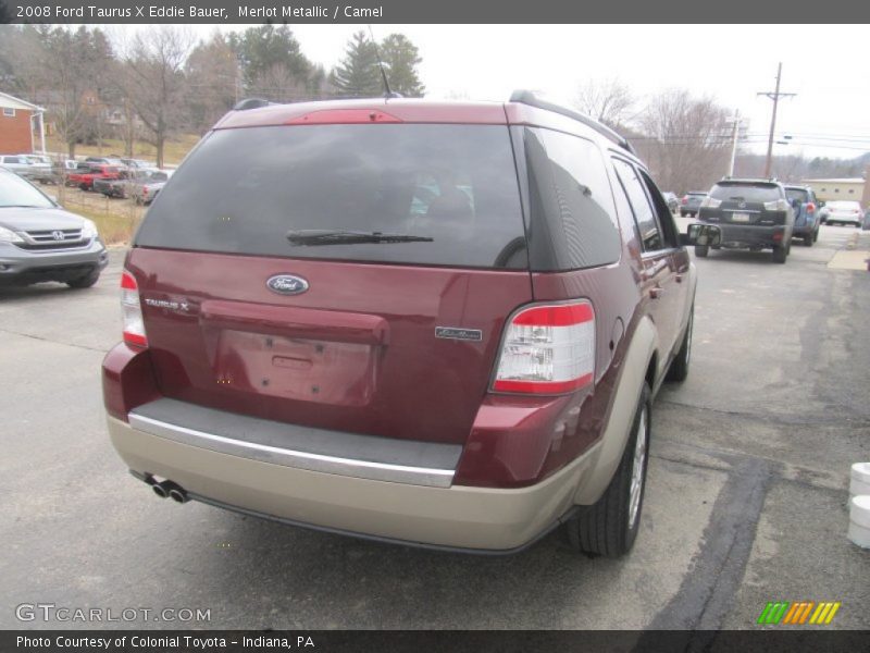 Merlot Metallic / Camel 2008 Ford Taurus X Eddie Bauer