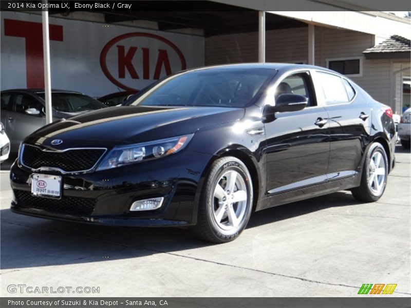 Ebony Black / Gray 2014 Kia Optima LX