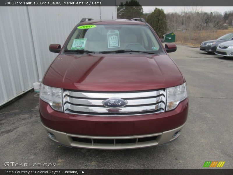 Merlot Metallic / Camel 2008 Ford Taurus X Eddie Bauer