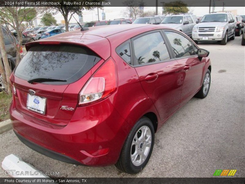 Ruby Red / Charcoal Black 2014 Ford Fiesta SE Hatchback