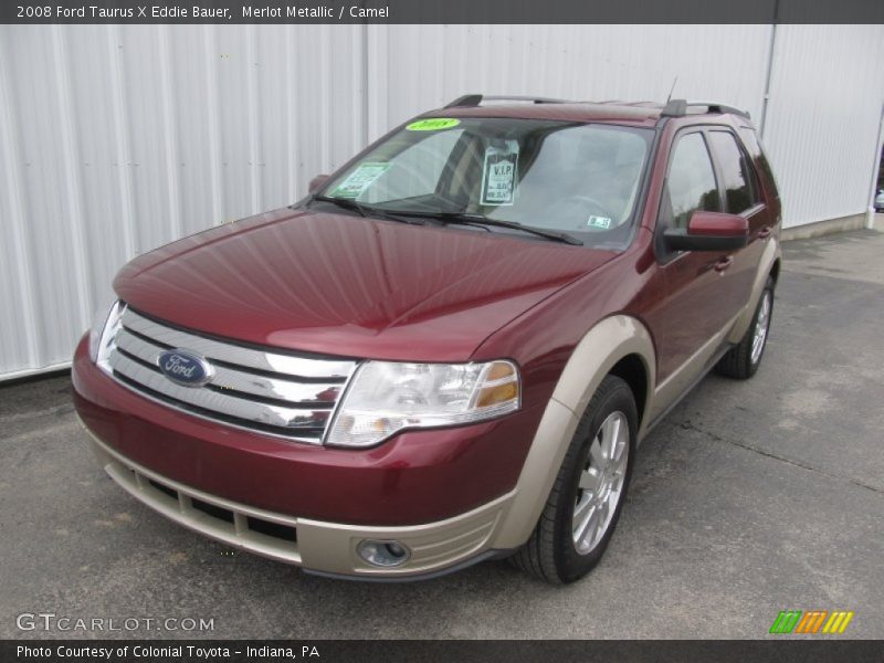 Merlot Metallic / Camel 2008 Ford Taurus X Eddie Bauer