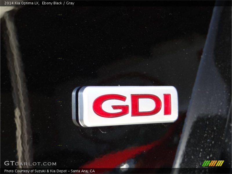 Ebony Black / Gray 2014 Kia Optima LX