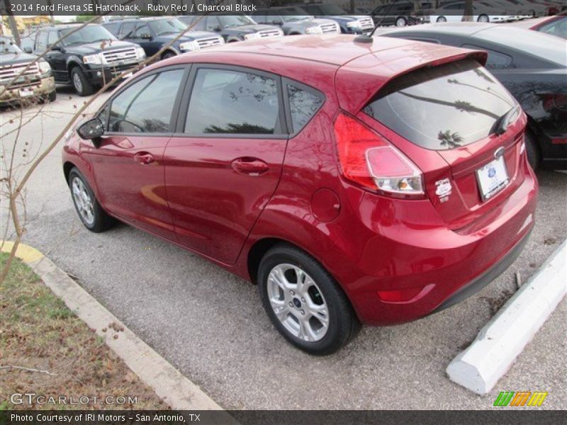 Ruby Red / Charcoal Black 2014 Ford Fiesta SE Hatchback
