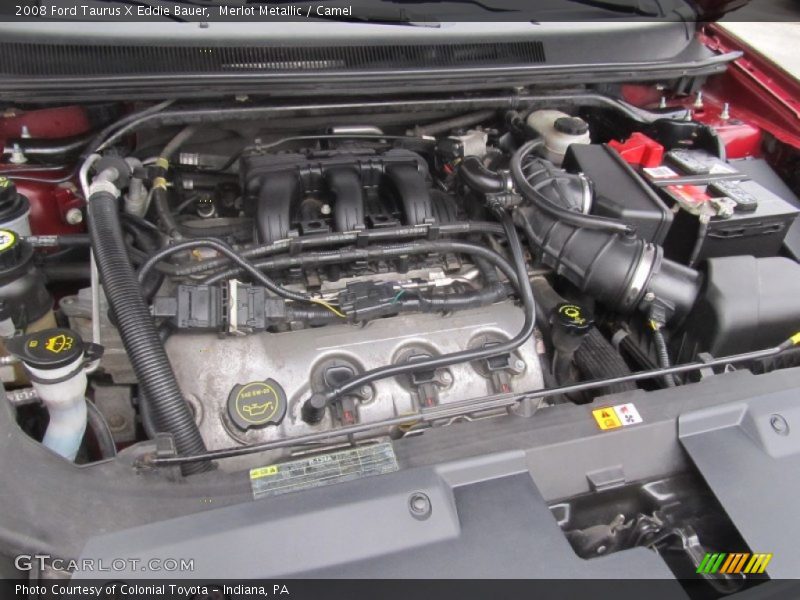 Merlot Metallic / Camel 2008 Ford Taurus X Eddie Bauer