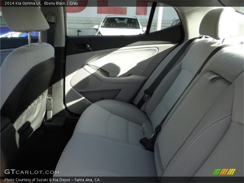 Ebony Black / Gray 2014 Kia Optima LX