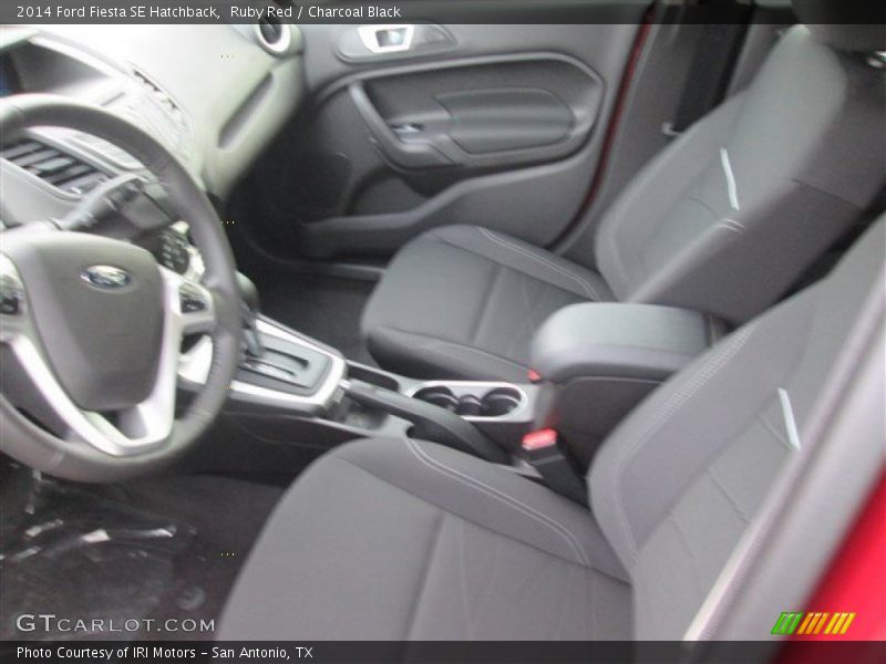 Ruby Red / Charcoal Black 2014 Ford Fiesta SE Hatchback