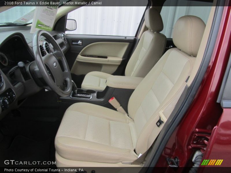 Merlot Metallic / Camel 2008 Ford Taurus X Eddie Bauer