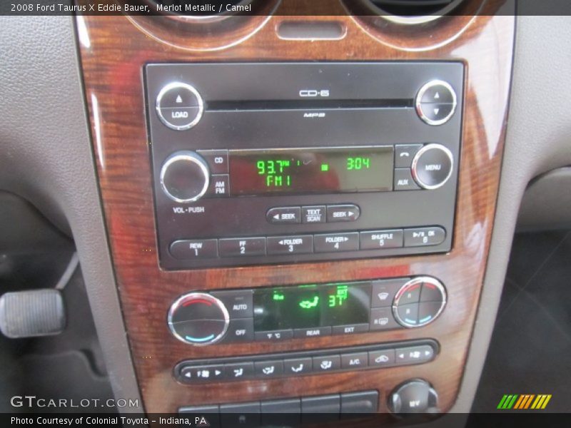 Merlot Metallic / Camel 2008 Ford Taurus X Eddie Bauer