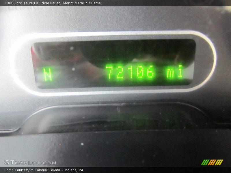 Merlot Metallic / Camel 2008 Ford Taurus X Eddie Bauer