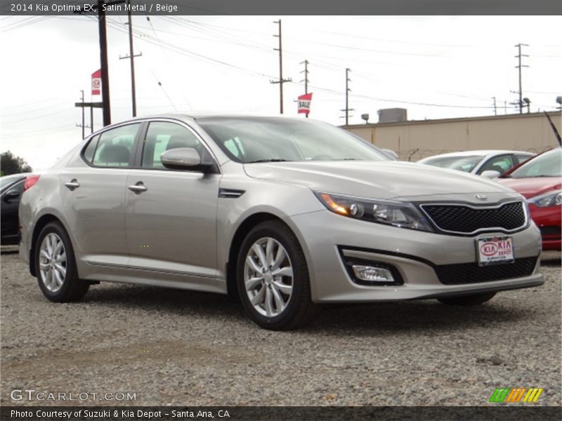 Satin Metal / Beige 2014 Kia Optima EX