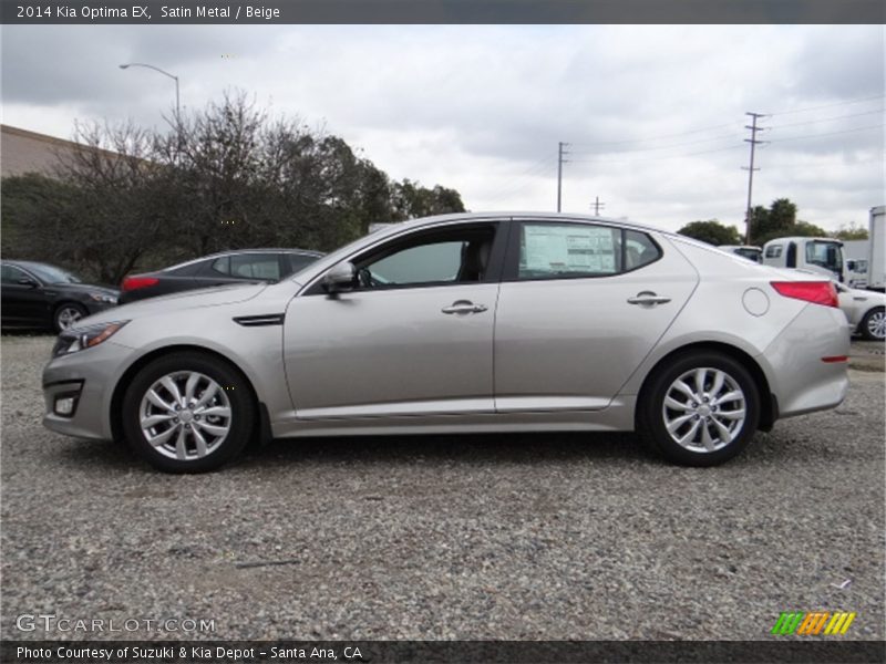 Satin Metal / Beige 2014 Kia Optima EX