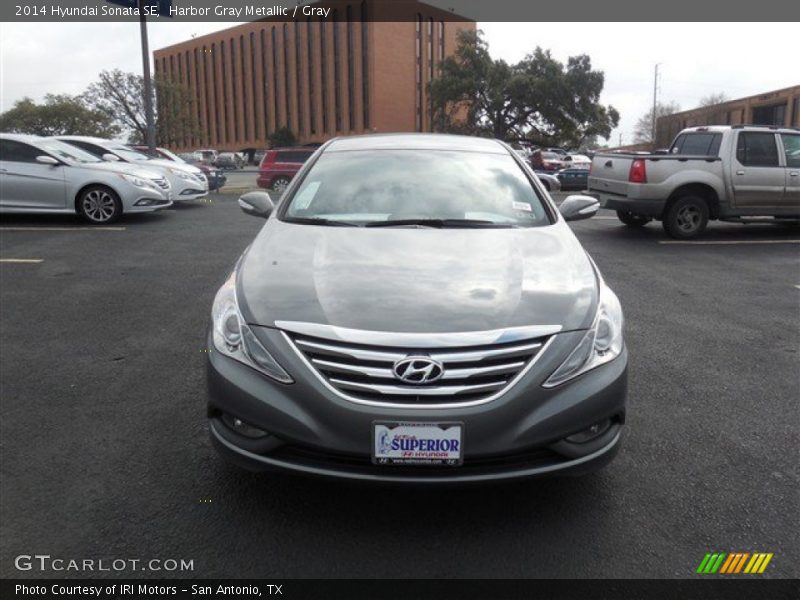 Harbor Gray Metallic / Gray 2014 Hyundai Sonata SE