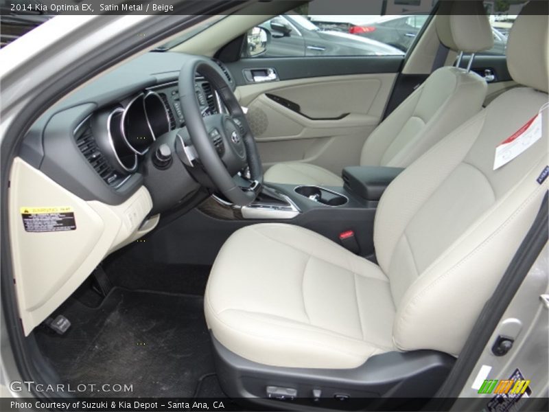 Satin Metal / Beige 2014 Kia Optima EX