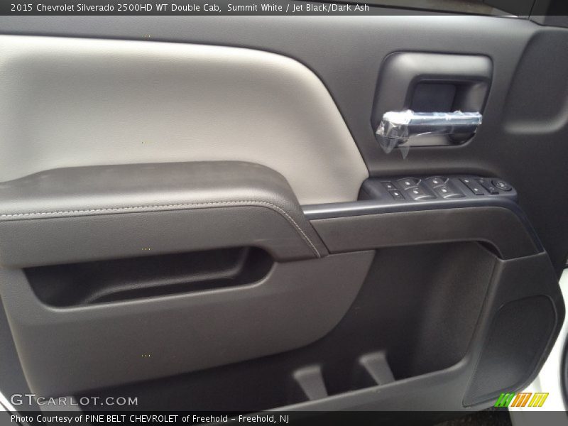 Summit White / Jet Black/Dark Ash 2015 Chevrolet Silverado 2500HD WT Double Cab