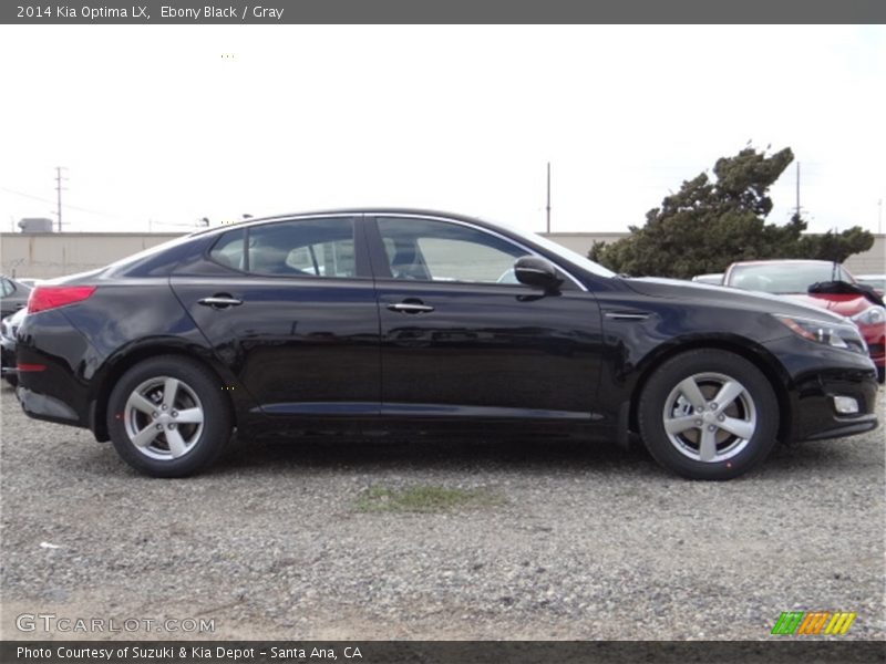 Ebony Black / Gray 2014 Kia Optima LX