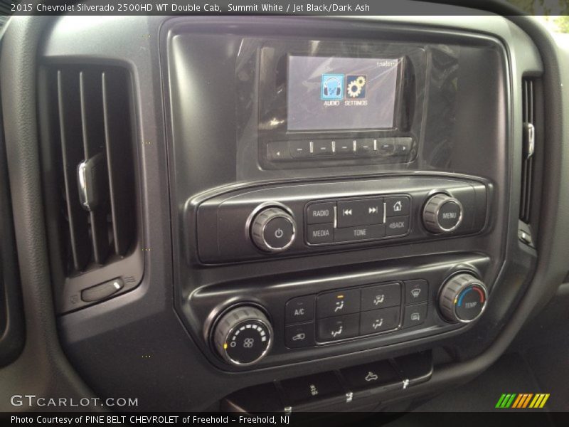 Summit White / Jet Black/Dark Ash 2015 Chevrolet Silverado 2500HD WT Double Cab