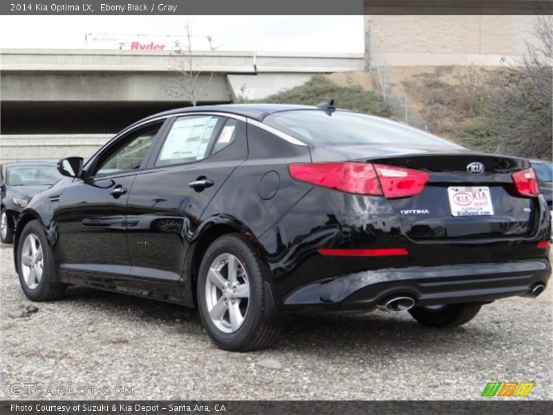 Ebony Black / Gray 2014 Kia Optima LX
