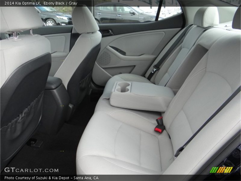 Ebony Black / Gray 2014 Kia Optima LX