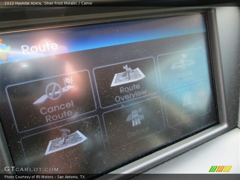 Silver Frost Metallic / Camel 2013 Hyundai Azera