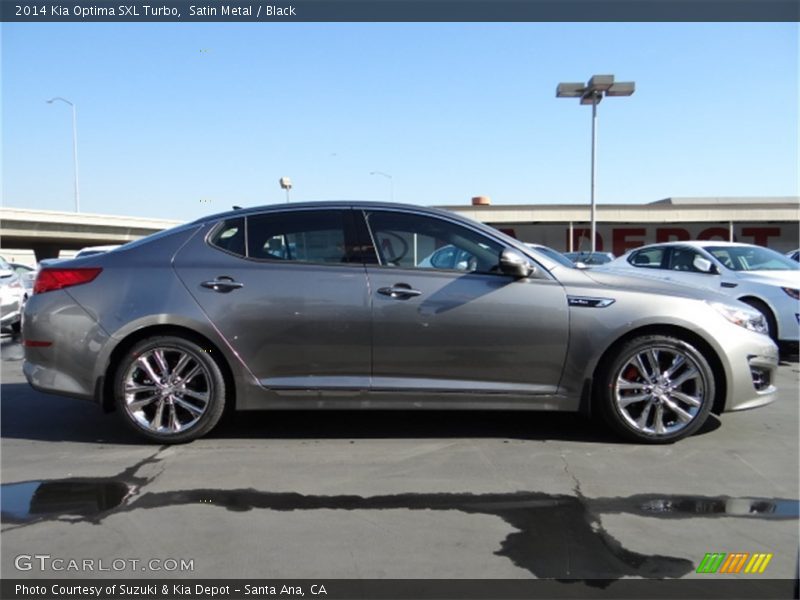 Satin Metal / Black 2014 Kia Optima SXL Turbo