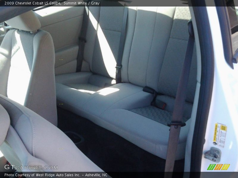 Summit White / Gray 2009 Chevrolet Cobalt LS Coupe