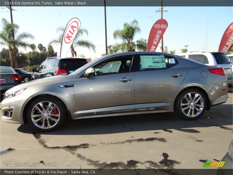 Satin Metal / Black 2014 Kia Optima SXL Turbo