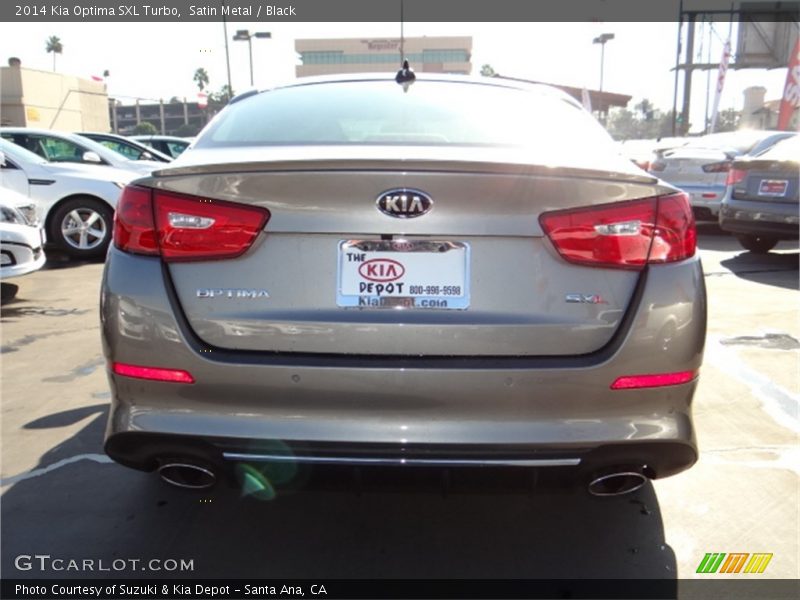 Satin Metal / Black 2014 Kia Optima SXL Turbo