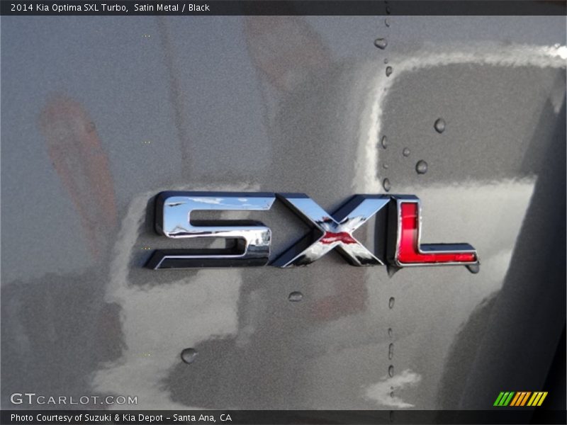 Satin Metal / Black 2014 Kia Optima SXL Turbo