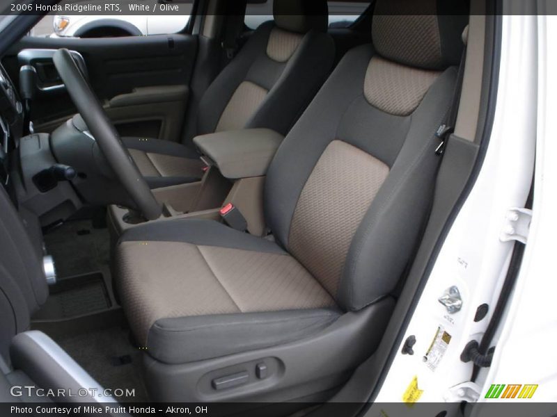 White / Olive 2006 Honda Ridgeline RTS