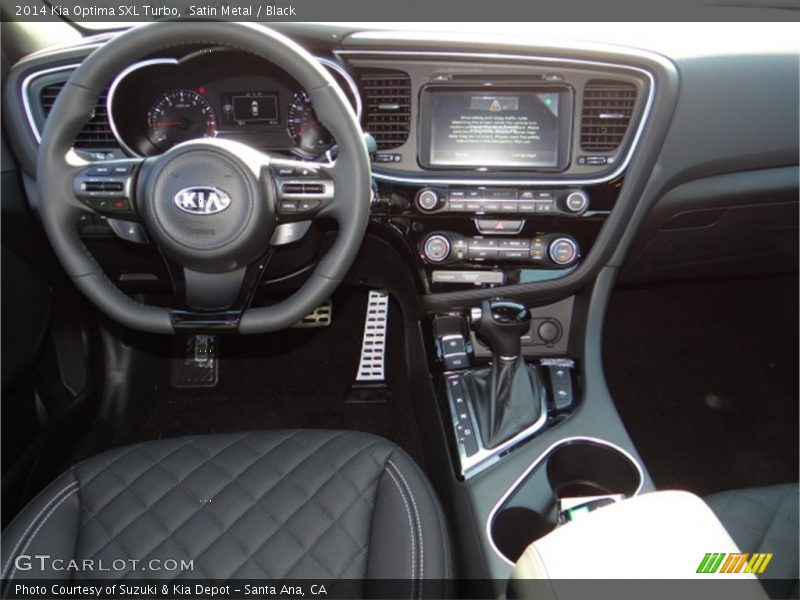 Satin Metal / Black 2014 Kia Optima SXL Turbo