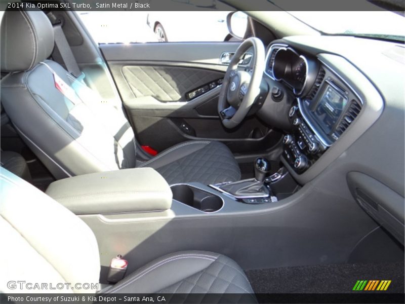 Satin Metal / Black 2014 Kia Optima SXL Turbo