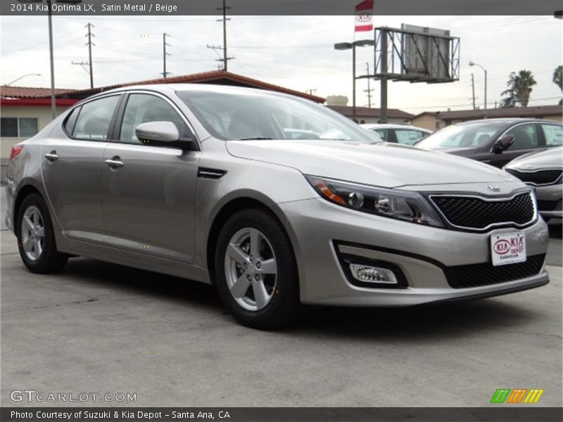 Satin Metal / Beige 2014 Kia Optima LX