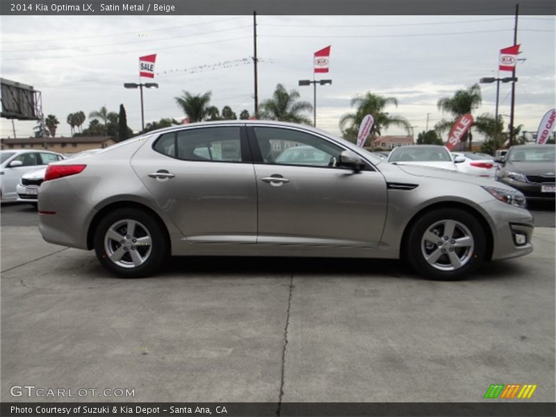 Satin Metal / Beige 2014 Kia Optima LX