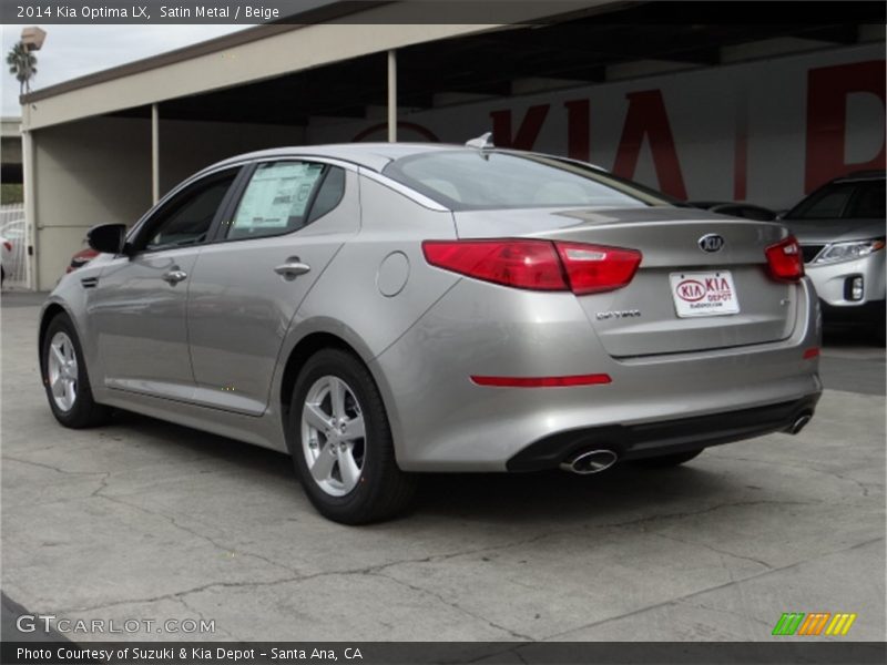 Satin Metal / Beige 2014 Kia Optima LX