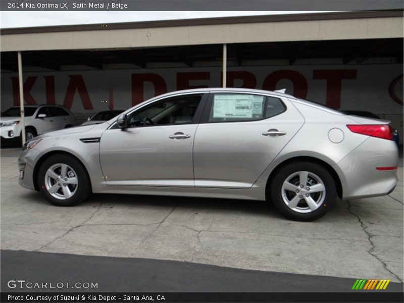 Satin Metal / Beige 2014 Kia Optima LX