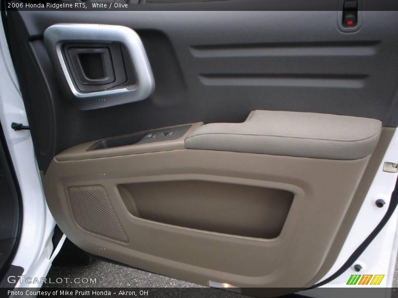 White / Olive 2006 Honda Ridgeline RTS