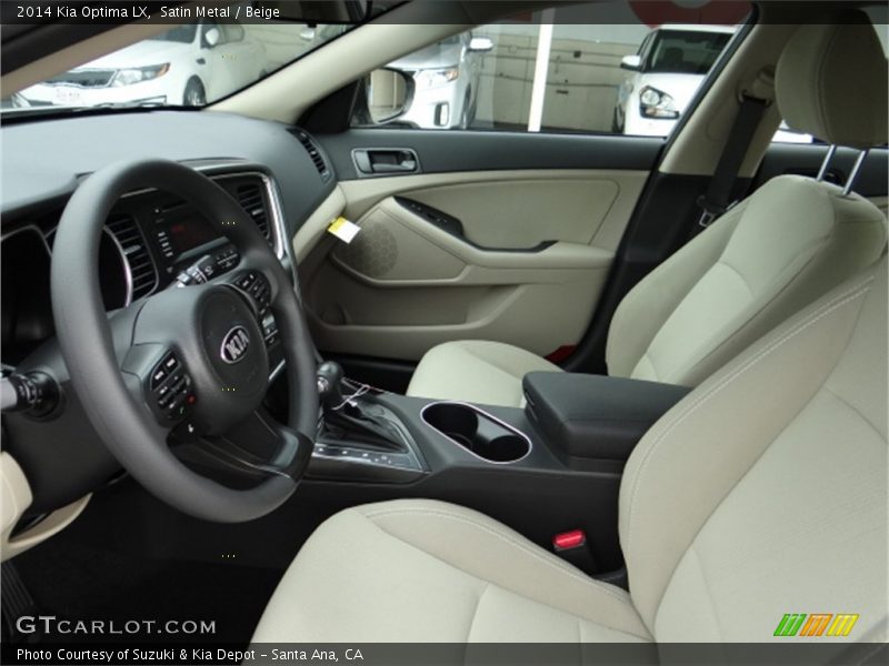 Satin Metal / Beige 2014 Kia Optima LX