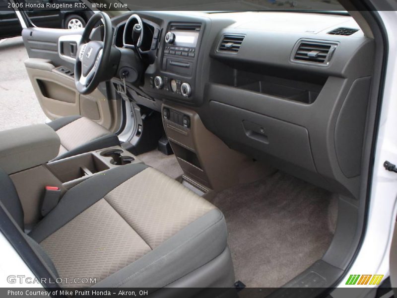 White / Olive 2006 Honda Ridgeline RTS