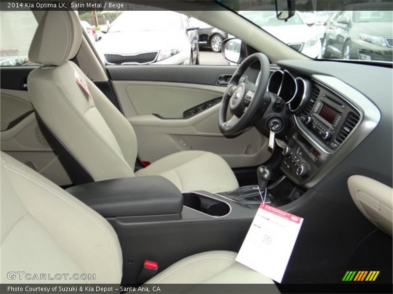 Satin Metal / Beige 2014 Kia Optima LX
