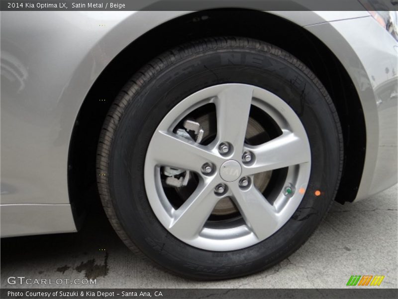 Satin Metal / Beige 2014 Kia Optima LX