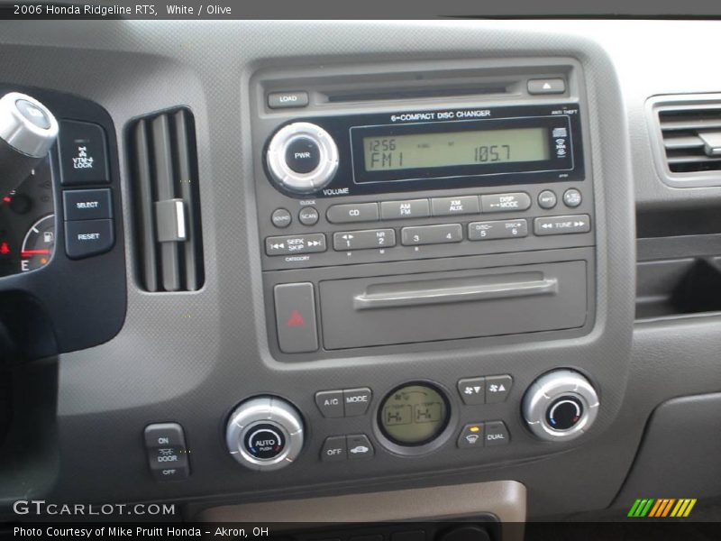 White / Olive 2006 Honda Ridgeline RTS