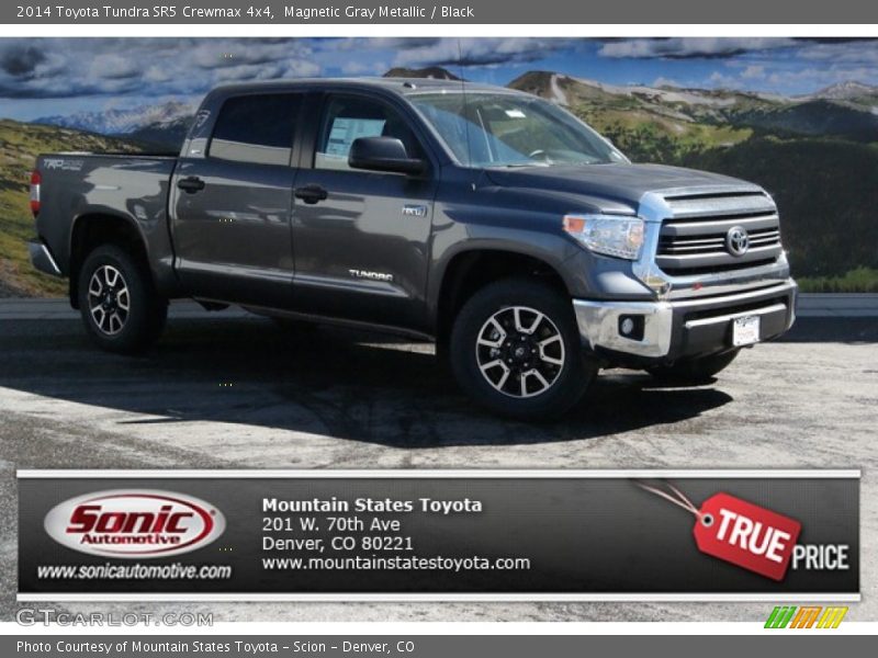 Magnetic Gray Metallic / Black 2014 Toyota Tundra SR5 Crewmax 4x4