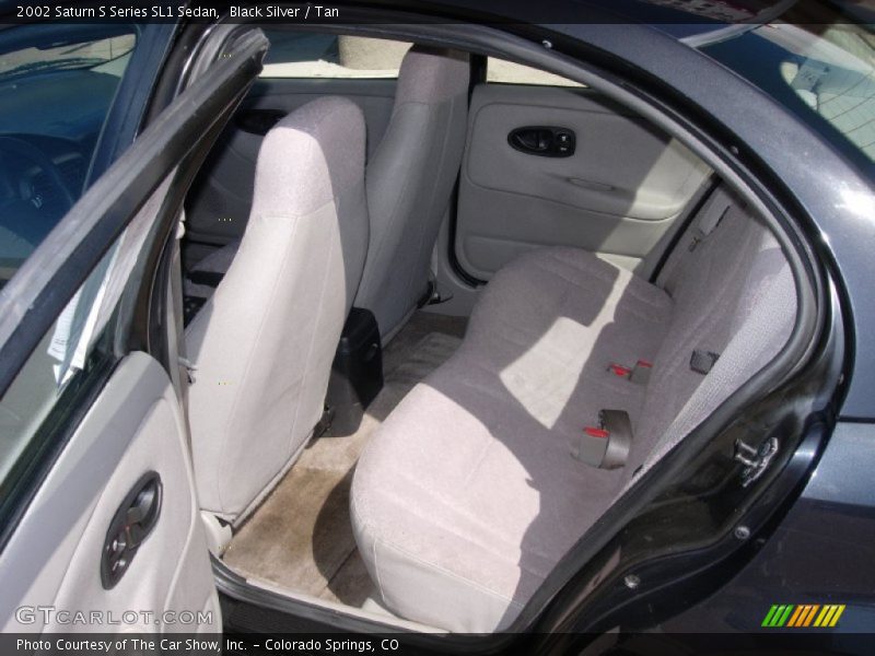 Black Silver / Tan 2002 Saturn S Series SL1 Sedan