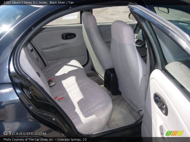 Black Silver / Tan 2002 Saturn S Series SL1 Sedan