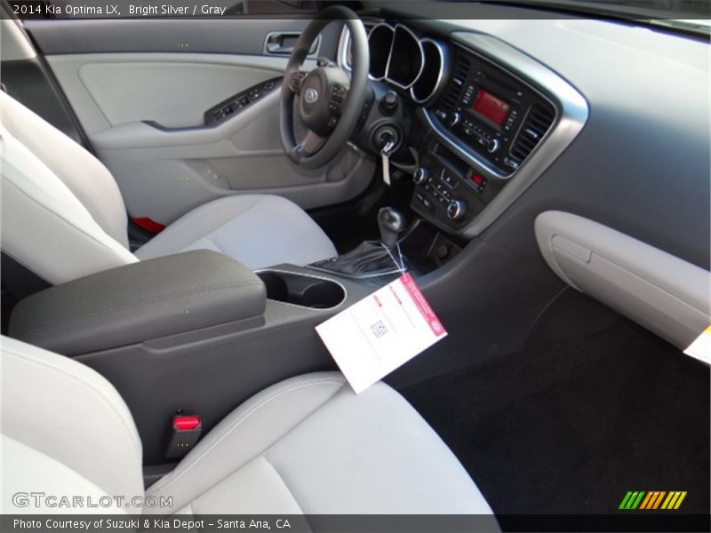 Bright Silver / Gray 2014 Kia Optima LX